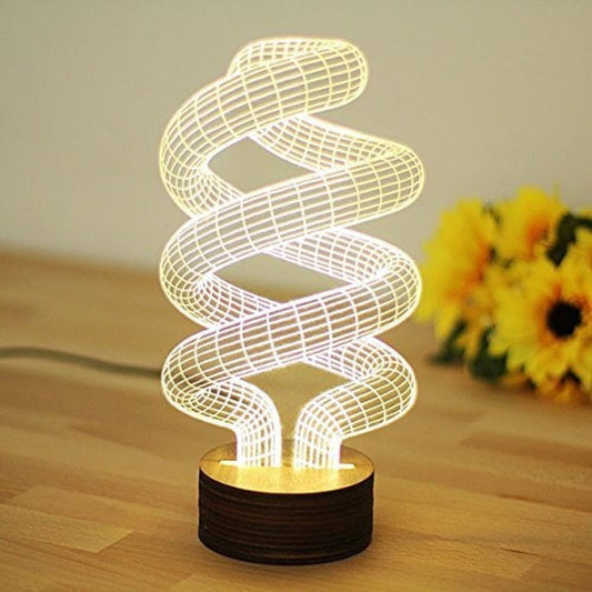 3d Amazing Optical Illusion Led Light Night Table Lamp